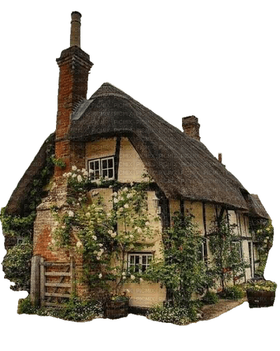 Cottage.House.Maison.campagne.Victoriabea - ücretsiz png