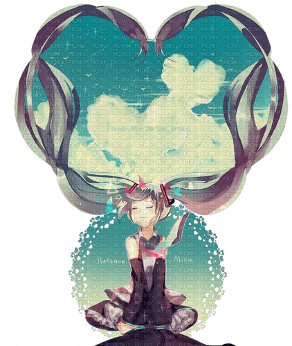 ✶ Miku Hatsune {by Merishy} ✶ - Free PNG