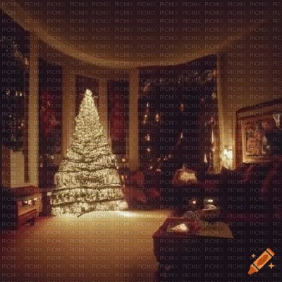 Christmas Living Room - Free PNG