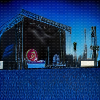 Blue Rock Concert Stage - ücretsiz png