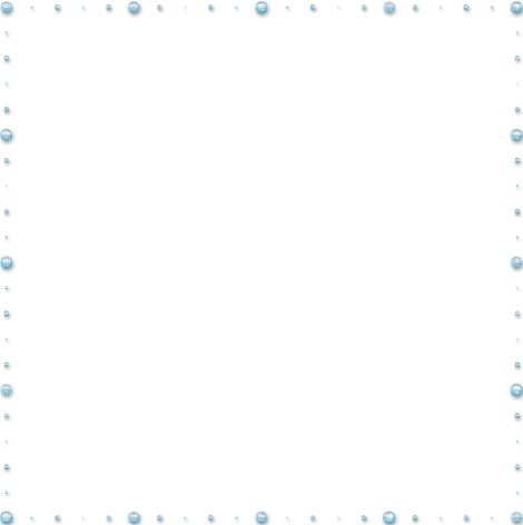 Blue pearls frame deco [Basilslament] - δωρεάν png