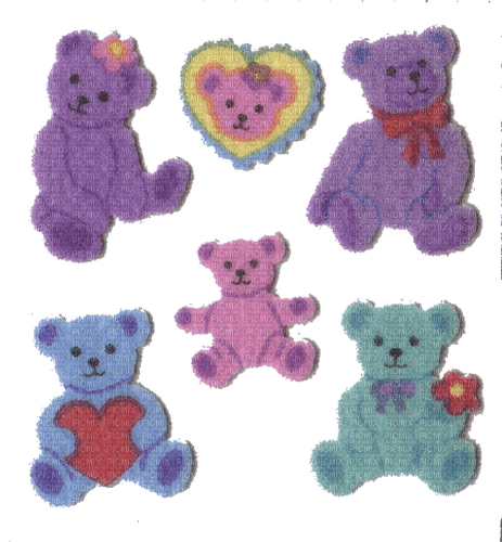 bear stickers - Free PNG