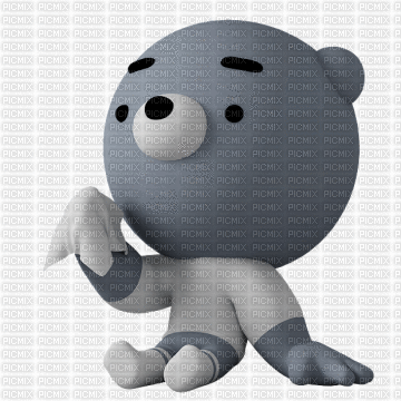 Teddy sad - GIF animado grátis