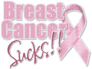 Breast cancer month October, pink bow. - gratis png