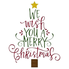 we wish a merry crhistmas - ücretsiz png