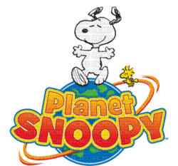 Kaz_Creations Logo Text Planet Snoopy - PNG gratuit