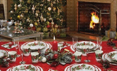 tavola natalizia - png gratuito