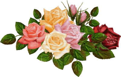 Glitter Roses - Besplatni animirani GIF