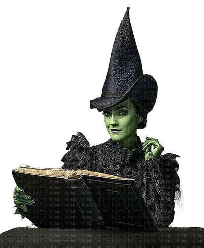 Halloween.Green Witch.Bruja.Victoriabea - kostenlos png