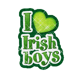I Love Irish Boys Text - Nemokamas animacinis gif