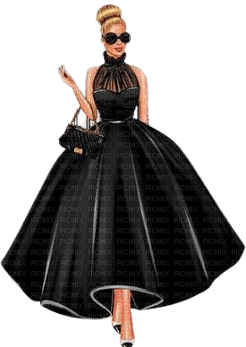 Woman Bag Black - Bogysua - zdarma png