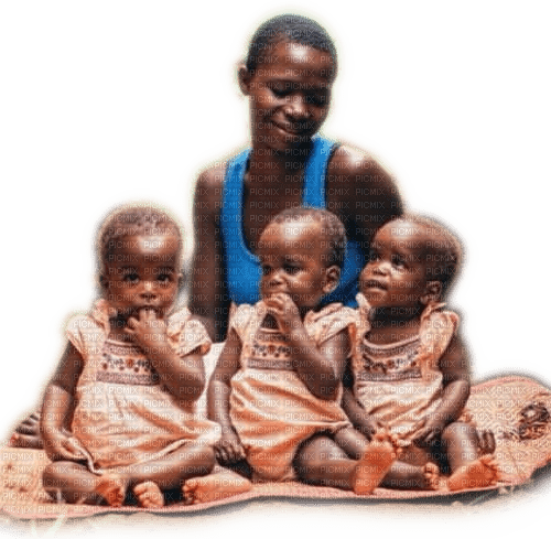 Rena Mutter Kinder Afrika - фрее пнг