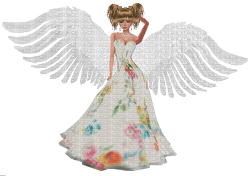 Floral Angel - png ฟรี