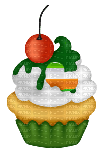 Kaz_Creations Deco St.Patricks Day Cupcake - ücretsiz png