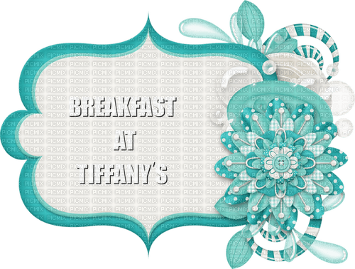 Breakfast At Tiffany's Text Movie - Bogusia - PNG gratuit