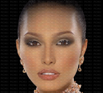 image encre animé effet femme visage bijoux bijou scintillant brille edited by me - Free animated GIF
