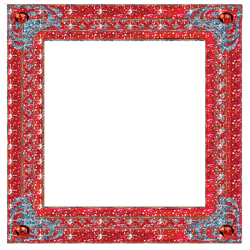 red frame glitter - Gratis animerad GIF