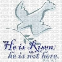 He is Risen - png gratuito