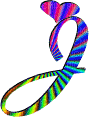 Kaz_Creations Alphabets Colours Letter  J - Darmowy animowany GIF