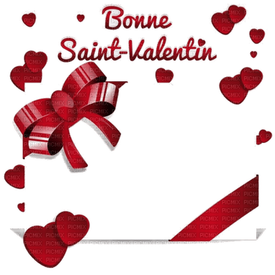 loly33 St-Valentin frame texte red - 免费PNG