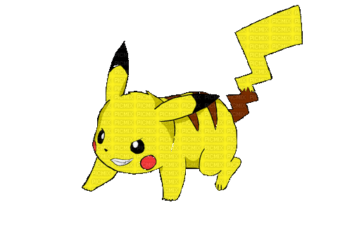 Pikachu - Animovaný GIF zadarmo