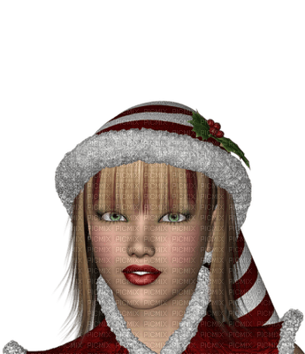 Kaz_Creations Christmas Poser Dolls - 無料png
