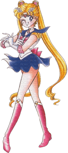 Sailor Moon from the original manga - Free PNG