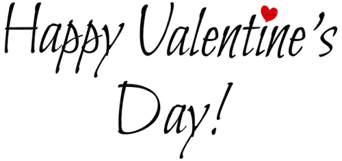 text- Valentines Day - 免费PNG