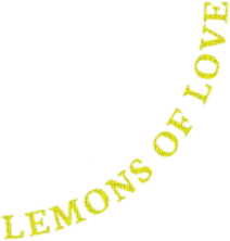 Lemons Of Love Text - Bogusia - zadarmo png