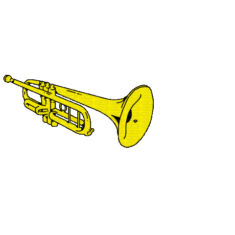 Trumpet - GIF animado gratis