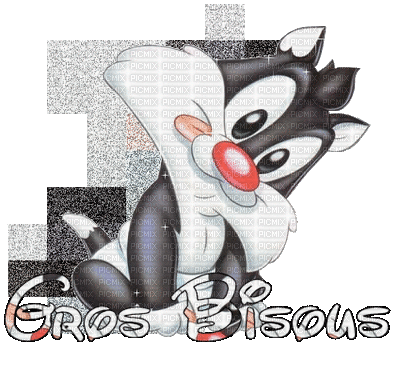 Gros Minet(Gros bisous) - Безплатен анимиран GIF