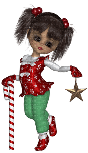 christmas cookies doll by nataliplus - png grátis