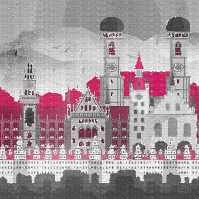soave background animated vintage city art deco - Δωρεάν κινούμενο GIF