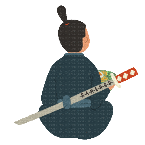 Samurai - Ilmainen animoitu GIF