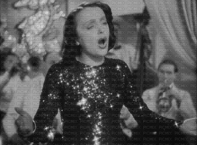 Edith Piaf singer gif black image femme - GIF animasi gratis