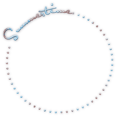 soave text summer summertime deco circle blue - png ฟรี
