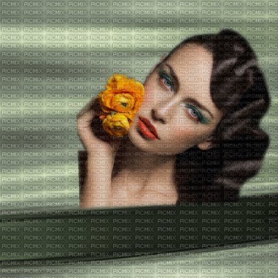 image encre couleur effet texture femme visage fleurs edited by me - zdarma png