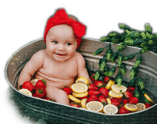 Rena Mädchen Girl Erdbeeren - png ฟรี