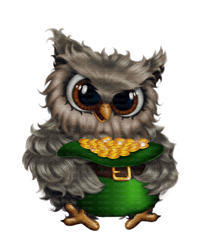 st. Patrick owl  by nataliplus - фрее пнг