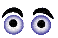 yeux animés - Zdarma animovaný GIF