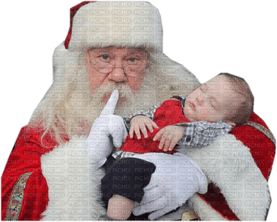 Kaz_Creations Christmas Baby Enfant Child Santa Claus - PNG gratuit