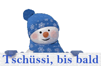 tschüssi - Gratis animerad GIF