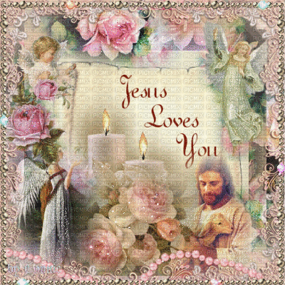 Jesus Loves You - Ilmainen animoitu GIF