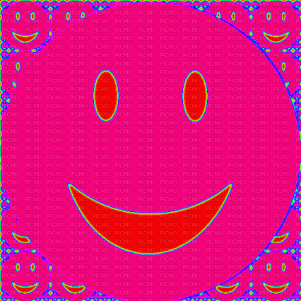 smiley fun face colorful colored fond background art effect animation gif anime animated emotions - Zdarma animovaný GIF