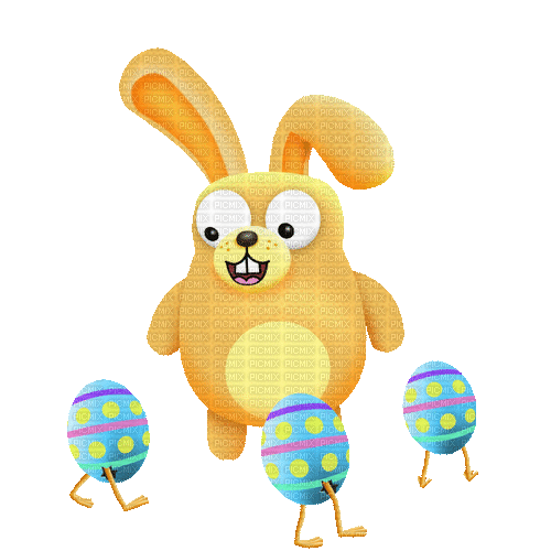 Easter Bunny - Zdarma animovaný GIF