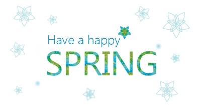 Happy Spring.Text.Victoriabea - png grátis