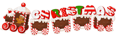 Kaz_Creations Christmas Train Text - darmowe png