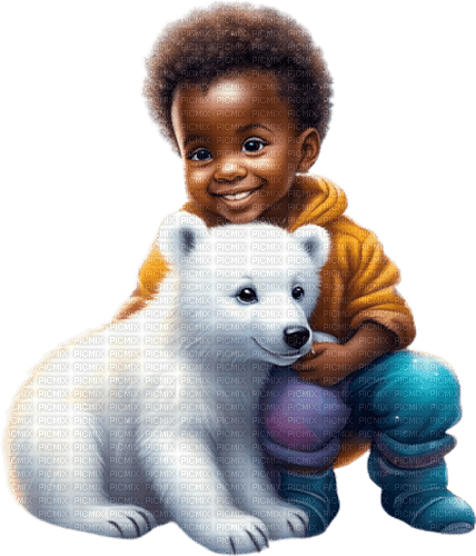 loly33 enfant ours hiver - PNG gratuit