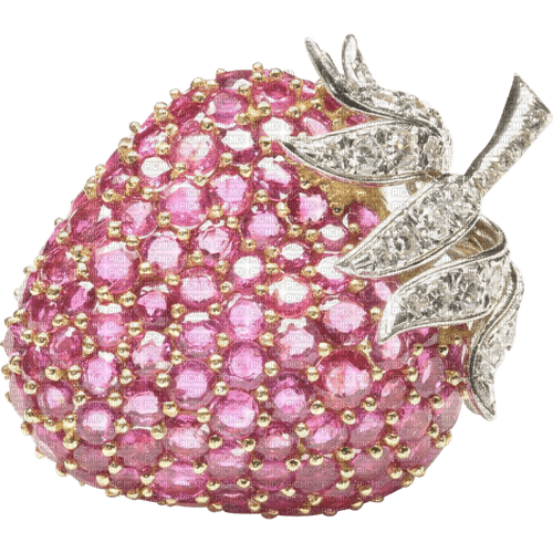 Strawberry Pink Silver Gold - Bogusia - zadarmo png
