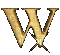 Kaz_Creations Alphabets Glitter Sparkle Letter W - Безплатен анимиран GIF